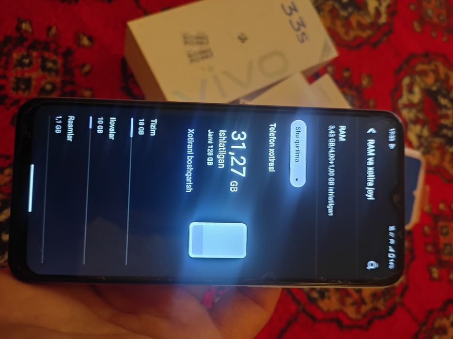 Vivo Y 33 s telefoni
