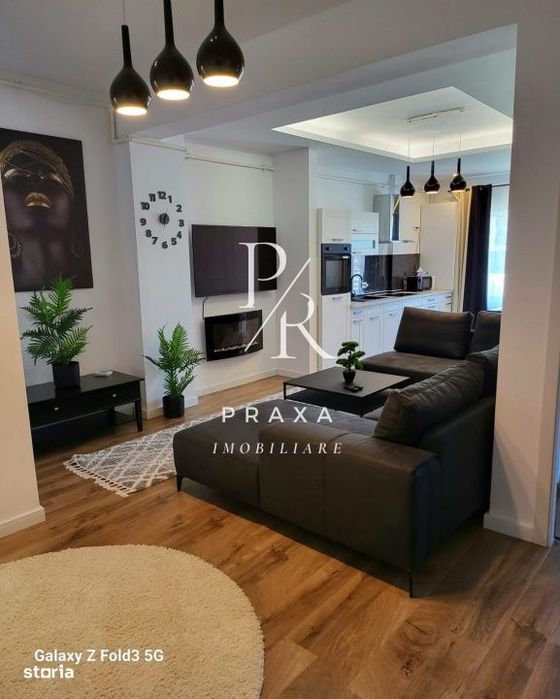 Apartament, 2 camere, complet mobilat si utilat, parcare, zona strada