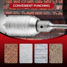 Carotă 82mm SDS Plus cu burghiu pilot – pentru beton, cărămidă,zidărie