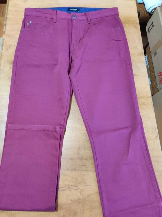 7 pantaloni slim fit H&M/LC Waikiki mar.W30,W31 [46-48/S] noi,eticheta