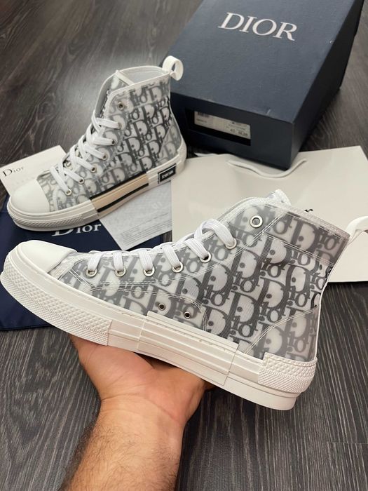 Adidasi D I O R Essentials B23 HIGH-TOP Tenesi Premium din Piele NOI