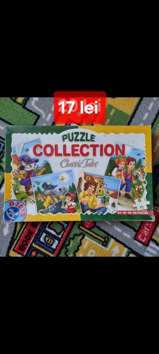 Puzzle 4 în 1 collection și cu un joc