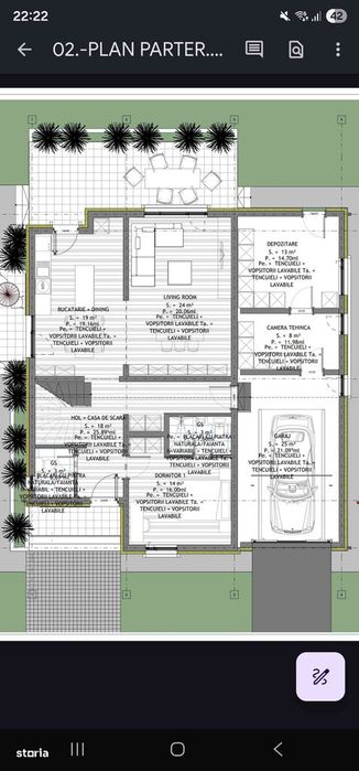 Casă individuală modernă compartimentare excelentă