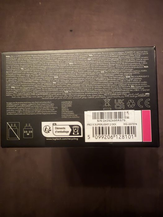 mouse logitech pro x superlight 2 dex pink sigilat
