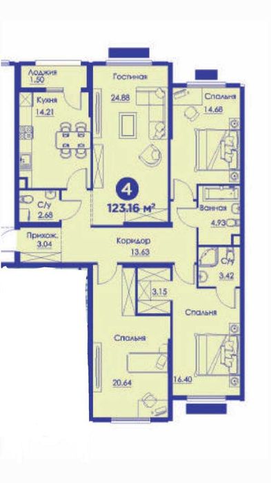 продается 4 ком кв с кадастром возле метро, можно в ипотеку (АА)