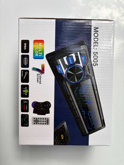 Magnitafon Avto Magnitola 5005 | Bluetooth | USB | FM | 2xUSB | Pult