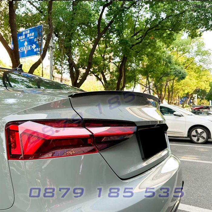 Спойлер за багажник за Audi A5 F5 Coupe 2017-2024, черен гланц – DA856 тунинг добавка заден лип ауди а5 купе