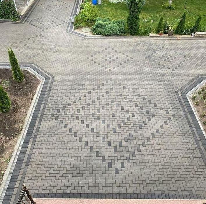 Укладка брусчатки