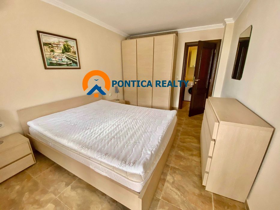 Двустаен на първа линия гледка море в Свети Влас- Манастира