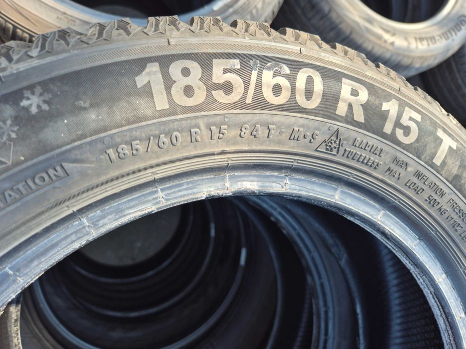 2 Anvelope M+S - 185/60/15 - SEMPERIT - Stare F BUNA - DOT 2021 !