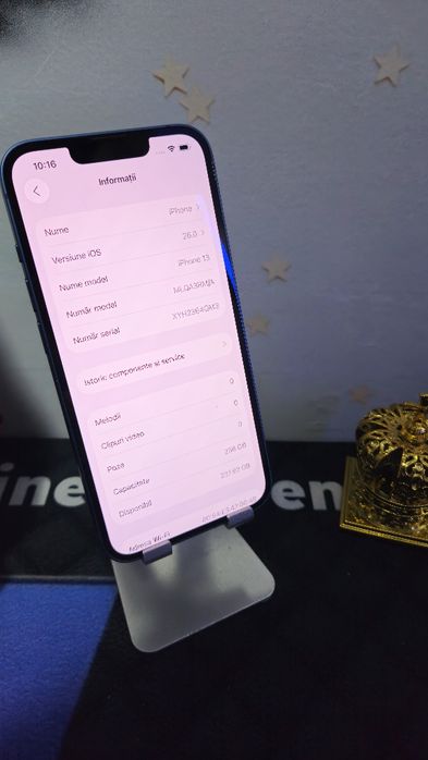 iPhone 13 Blue 256GB Baterie:100%.Preṭ fix!