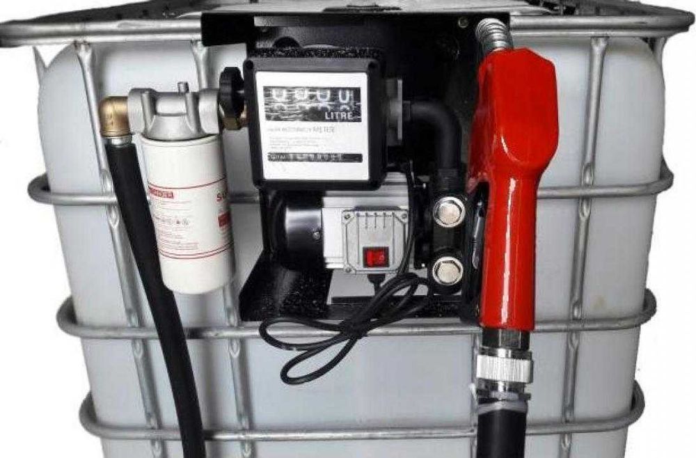 Bazin ibc 1000l cu pompa 12V debit 70lmin