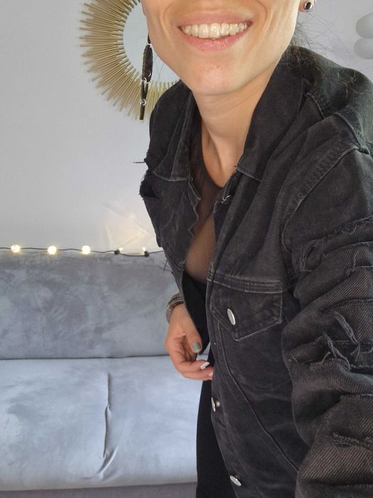 Оригинално винтидж яке Diesel с хендмейд акценти + обеци и гривни