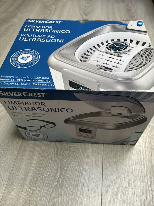 Vand purificator cu ultrasunete pentru ceasuri, ochelari, bijuterii etc.