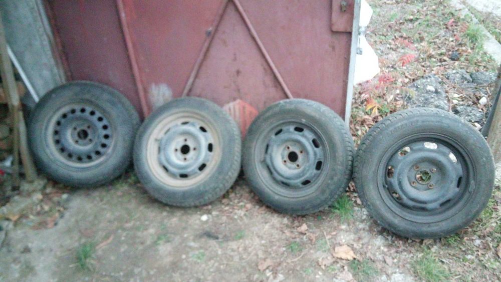 Зимни гуми За vw 14ки с Джанти съвместими за ауди ,сеат, шкода и др.