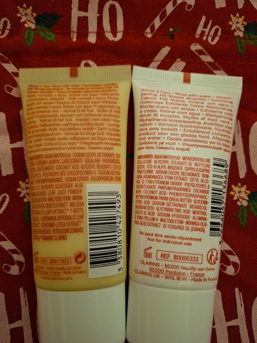 Set Clarins sigilat (cleanser + scrub)