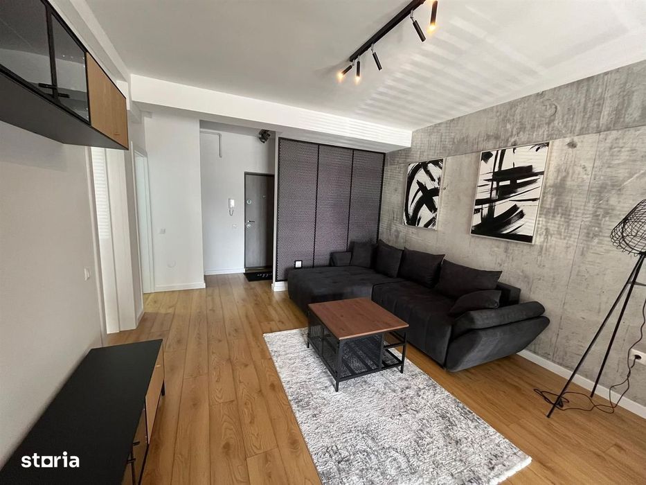 Apartament 2 camere, mobilat si utilat, terasa 18.34 mp, loc parcare