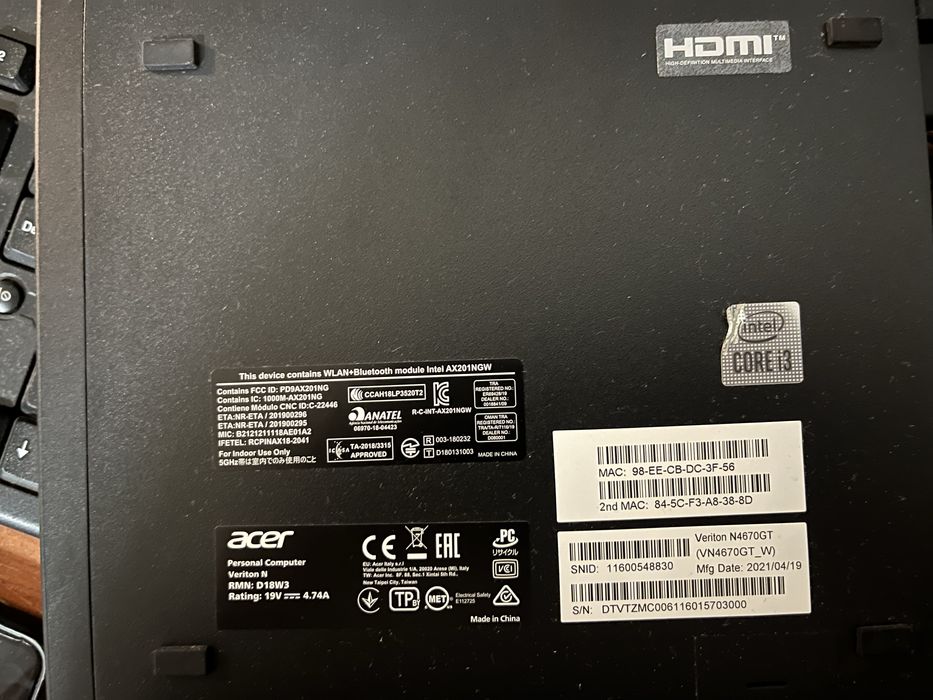 Aser veriton N ПК 2021г