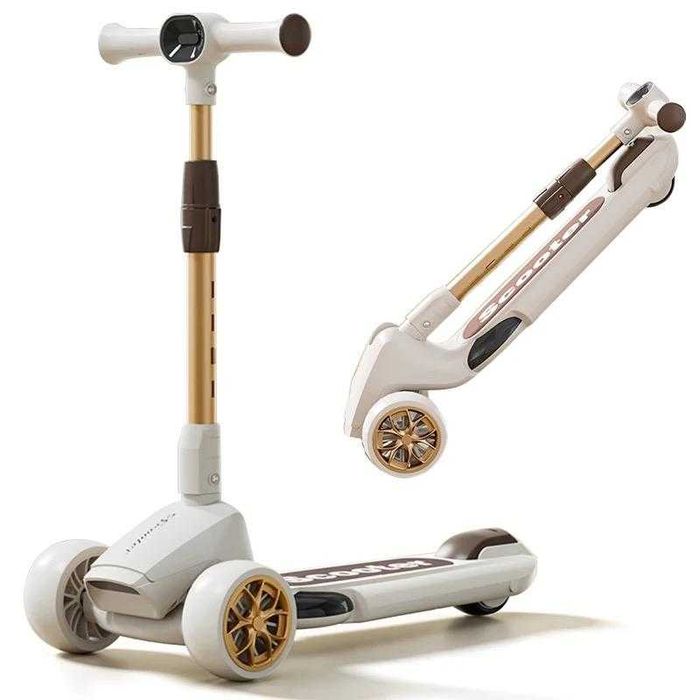 Детский светодиодный самокат SCOOTER.