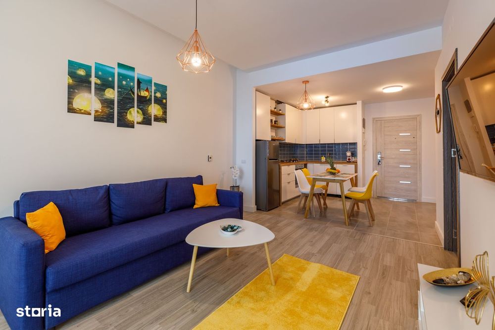 Apartament 2 camere Năvodari – 100 m de plajă | Mobilat