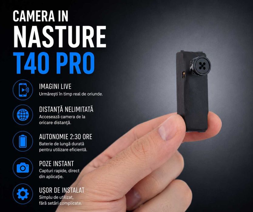 T40 PRO Camera pentru Copiat - Casti de copiat - Casca de Copiat