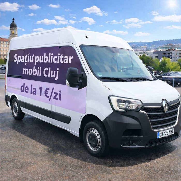 Spații publicitare mobile  – promovare locală Cluj