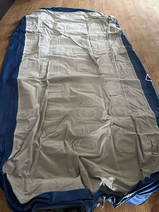 Saltea gonflabila 46 cm inaltime cu pompa integrata