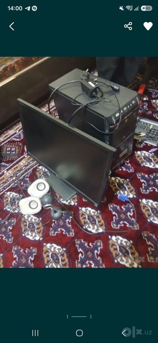 Kompyuet barcha kerakli joihozlari bn birga sotiladi