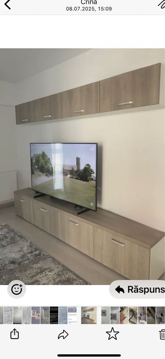 Mobilier NOU cu doua corpuri din care unul suspendat pe perete