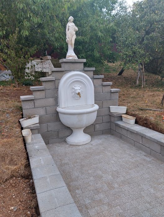 Градинска чешма от 3 части