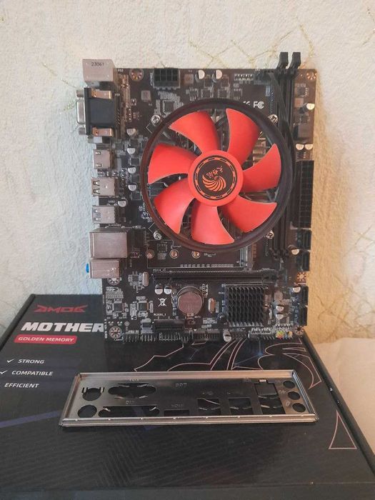 Продам материнскую плату H510 + кулер в подарок