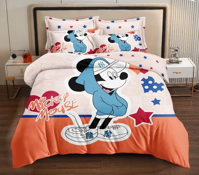 Lenjerie de pat pentru copii finet Premium Stitch Winnie the Pooh Elsa