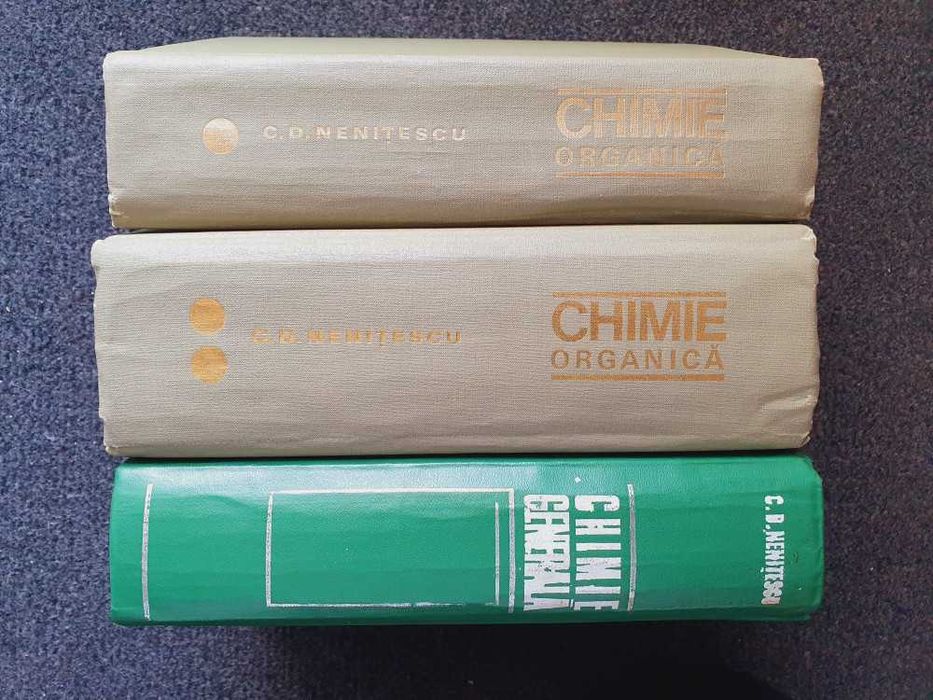 CHIMIE ORGANICA (2 volume) + CHIMIE generala - C. D. Nenitescu