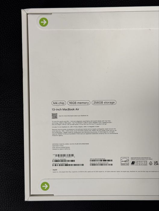 Продавам нов MacBook AIR M4
