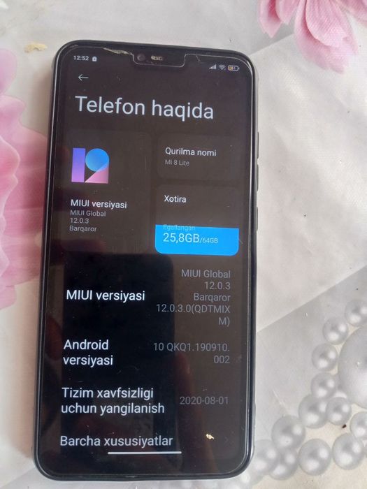 Redmi 8 Lite ishlashi zoʻr xotirasi 4/64