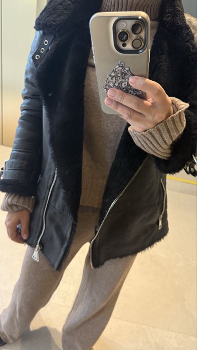 Продам дублёнку авиатор