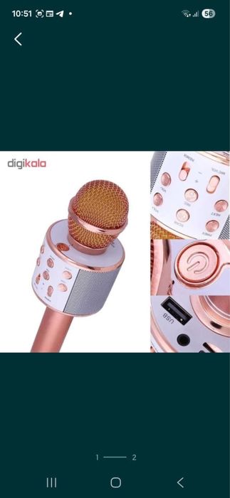 Микрофон ws-858 / бежевого цвета