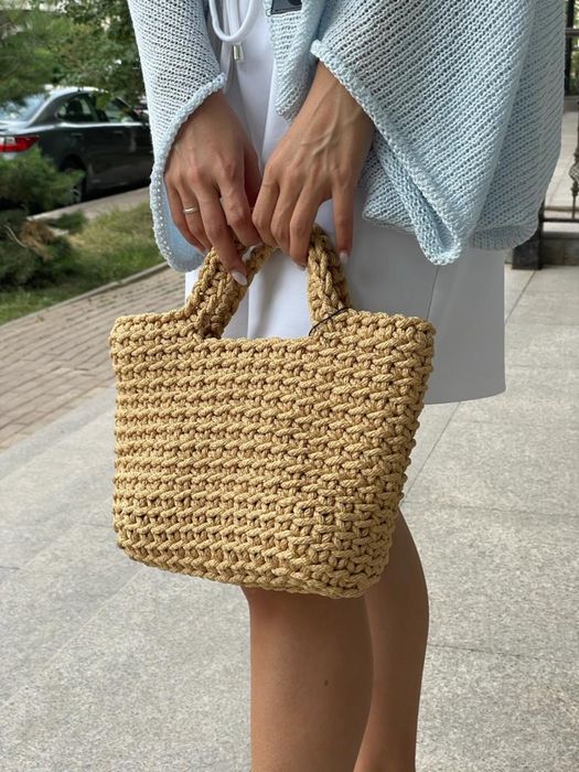 Вязаные сумки все по 5000тг