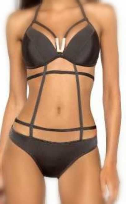 Costum de baie întreg Lorin, mărimea 40 (80B), verde-măsliniu, nou