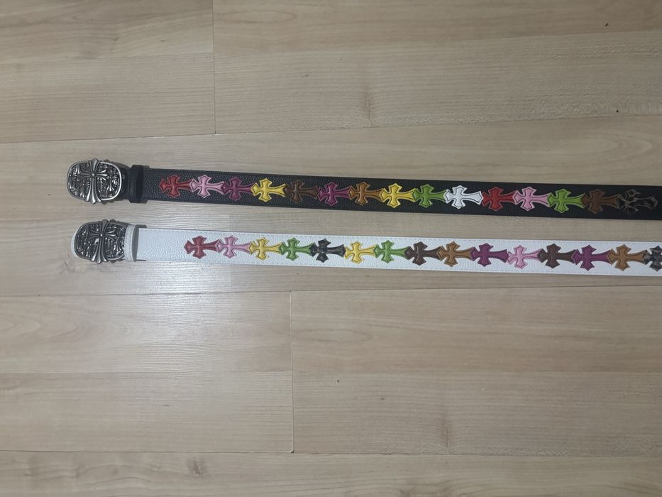 Curea Chrome Hearts Alb/Negru