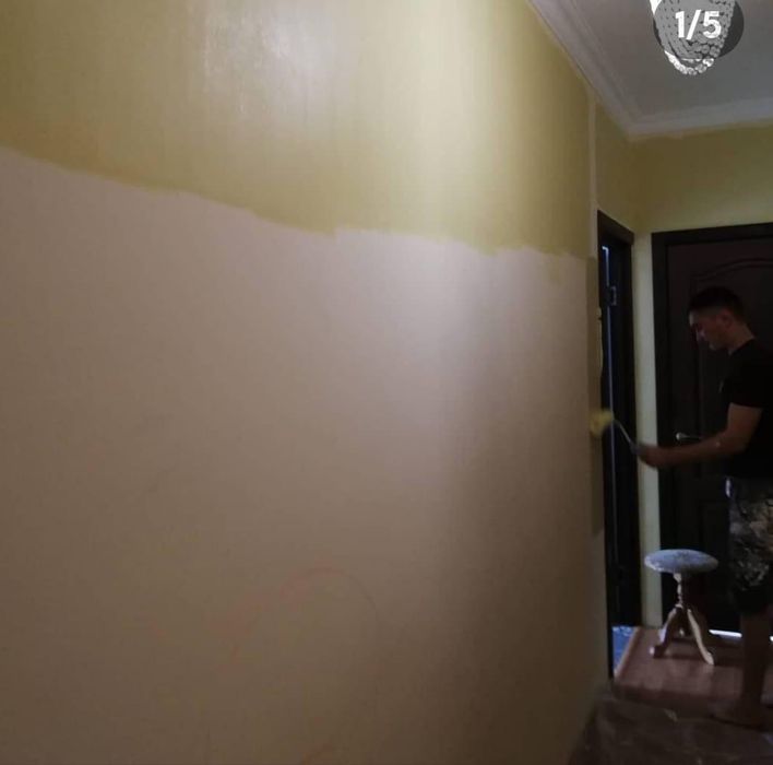 Покраска стен и потолков