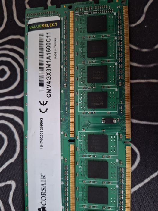kit ram corsair 8Gb ddr3 2x4