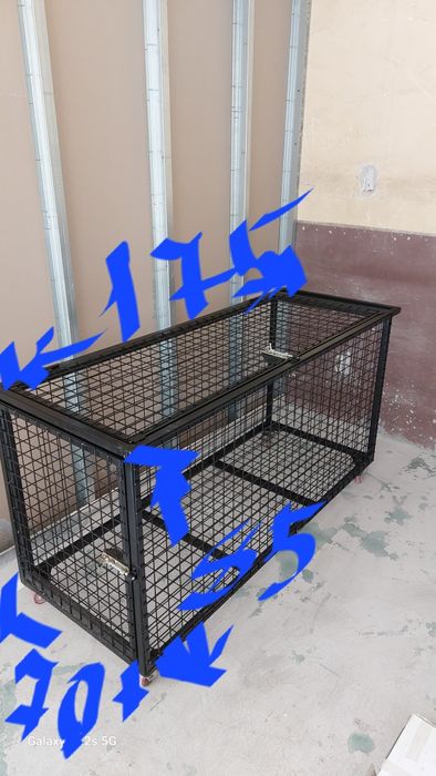 Метална клетка за животни-подвижна