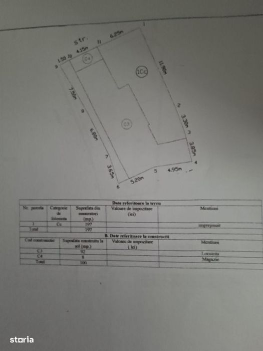 2 Propietați invecinate: Vila S+P+1 + Casa parter zona Dacia