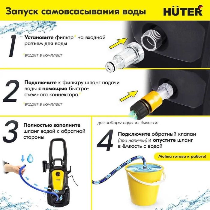 Мойка Huter/Ресанта.Трансбой