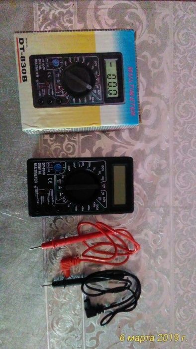 Цифровой мультиметр(тестер) DT - 830 B