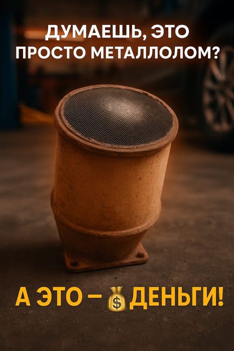 Приём автомобильных катализаторов