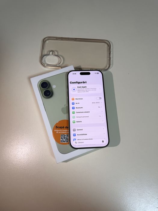 iPhone 17  Nou Sage Verde  5G,  100% Baterie 14 Pro max 17 Pro