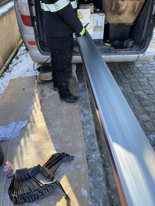 jgheaburi (scocuri )  si burlane dreptunghiulare fara imbinare