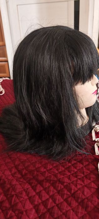 Парик чёрный с чёлкой